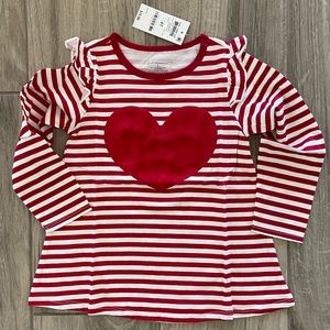 Cute Heart Long Sleeve Top